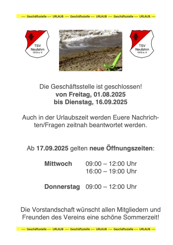 Sommerurlaub