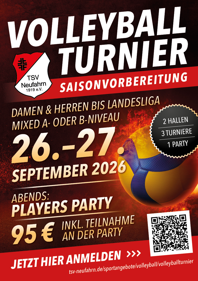 Großes Volleyball-Wochenende beim TSV Neufahrn 🔥